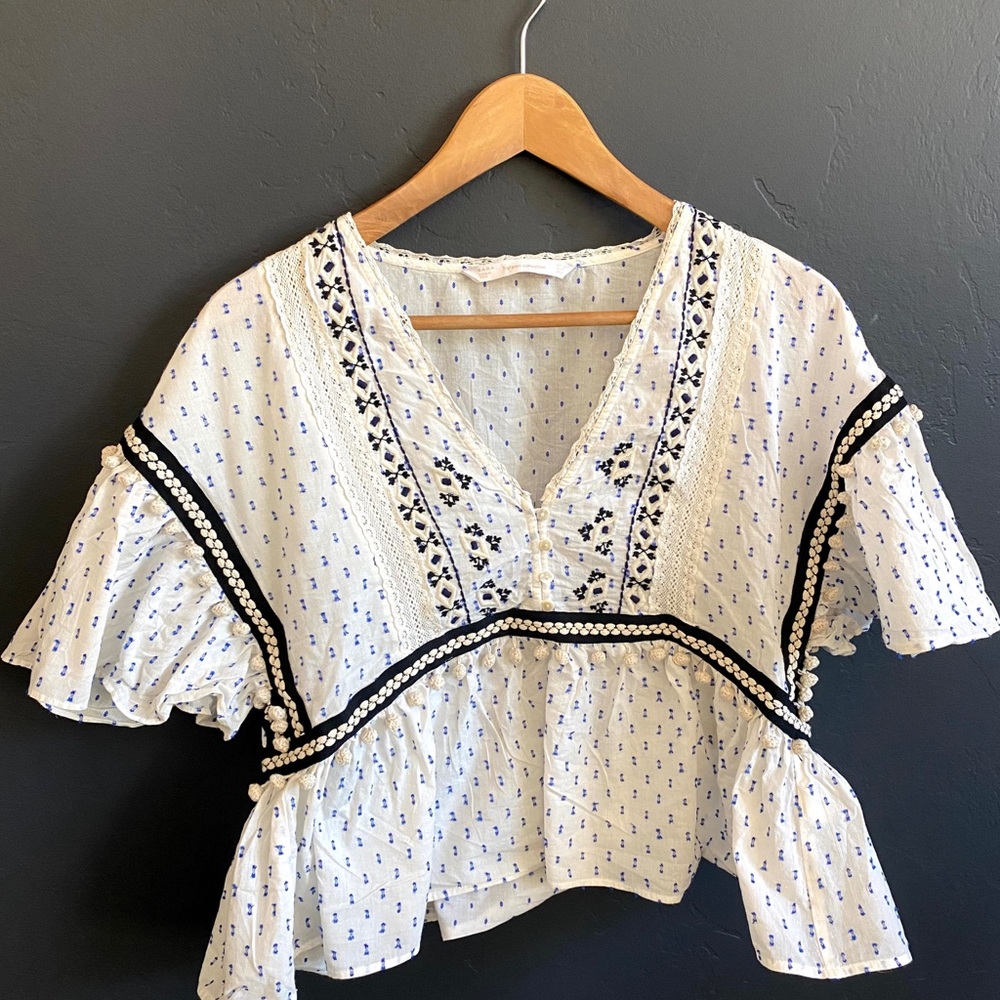 Zara boho top